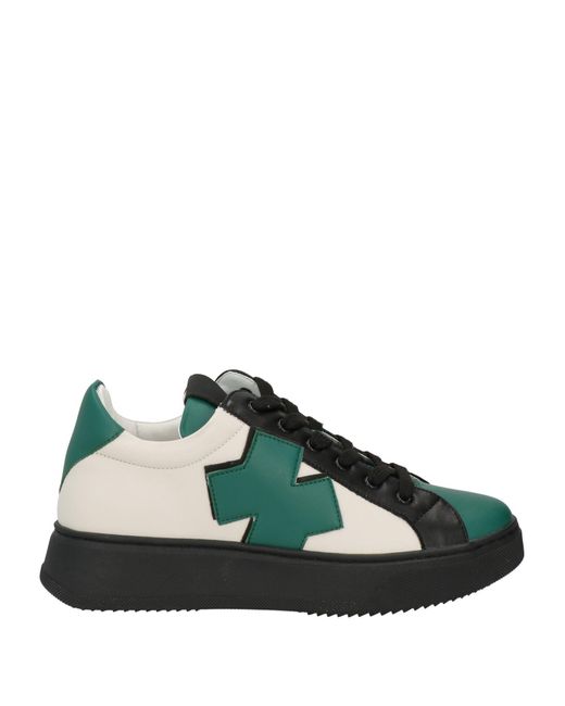 Ixos Green Emerald Sneakers Leather