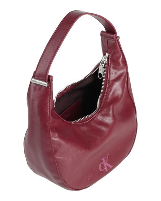 Calvin Klein Purple Handbag Recycled Polyester, Polyurethane