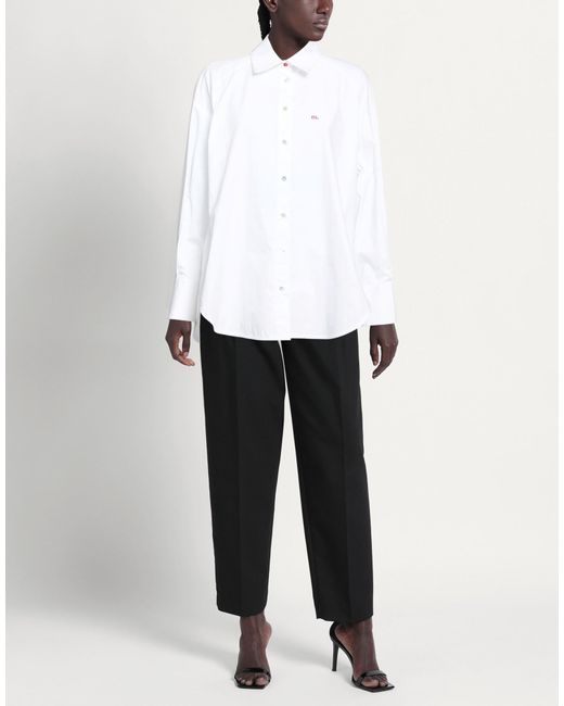 .., merci italia White Shirt Cotton, Elastane