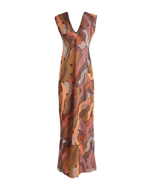 Circus Hotel Brown Maxi Dress