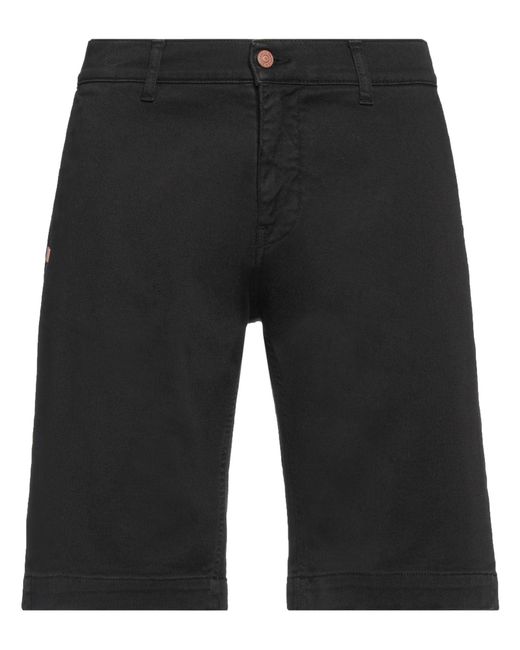 Grey Daniele Alessandrini Black Shorts & Bermuda Shorts for men