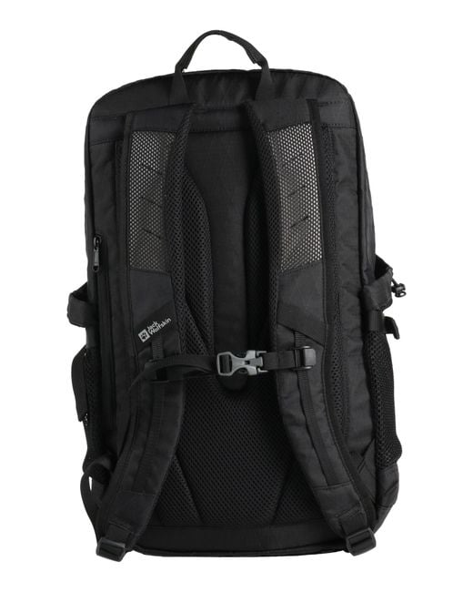 Jack Wolfskin Black Charcoal Backpack Textile Fibers
