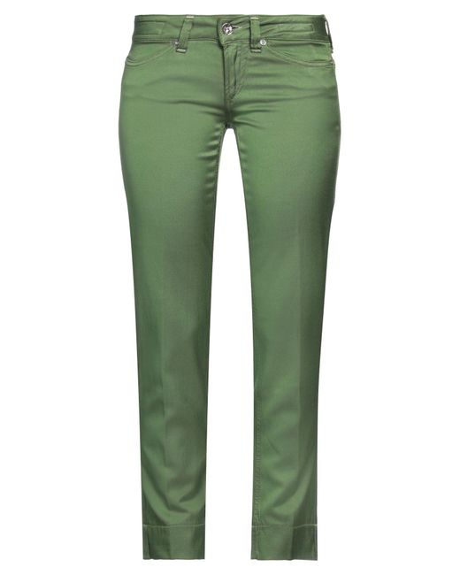 Jacob Coh?n Green Military Pants Cotton, Viscose, Elastane
