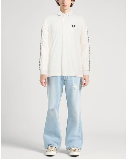 True Religion White Polo Shirts for men
