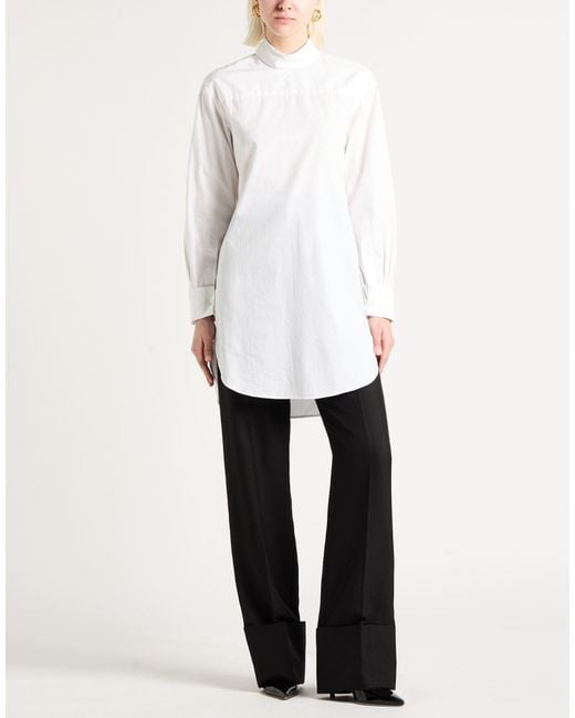 Dries Van Noten White Top Cotton