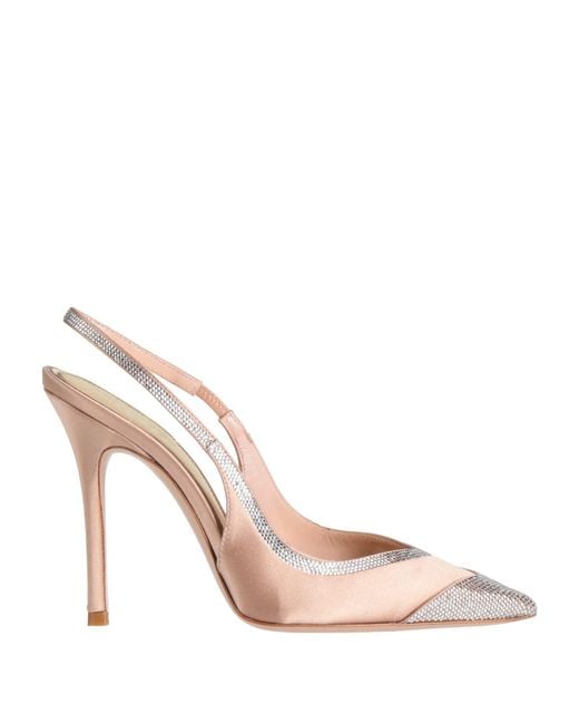 Gedebe Pink Pumps Textile Fibers