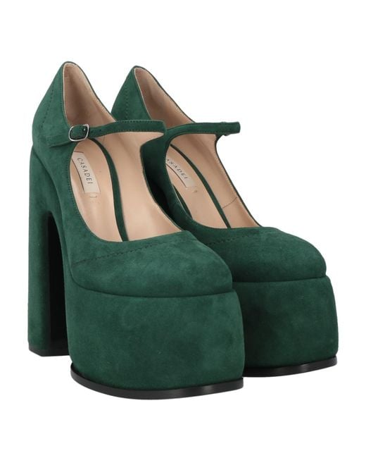 Casadei Green Pumps