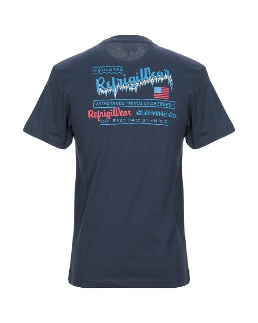 Refrigiwear Blue T-shirt for men