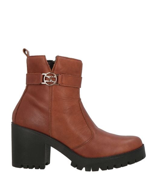 Igi&co Brown Ankle Boots Leather