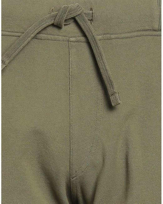 Alpha Studio Green Military Shorts & Bermuda Shorts Cotton for men