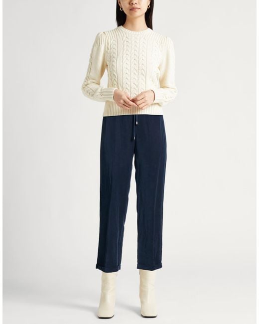 Gentry Portofino Blue Pants Lyocell, Linen