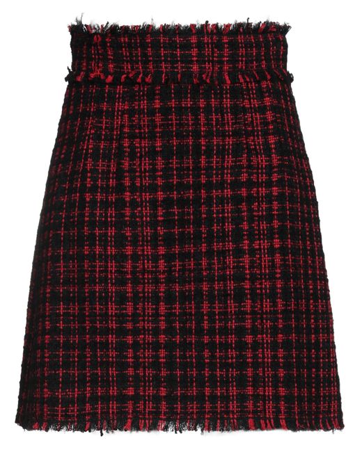 Dolce & Gabbana Red Mini Skirt