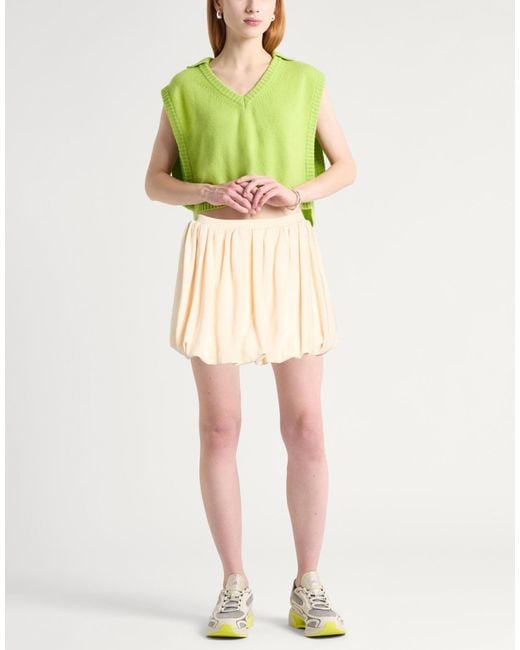 Marni Natural Mini Skirt Cotton