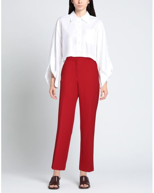 Maje Red Trouser