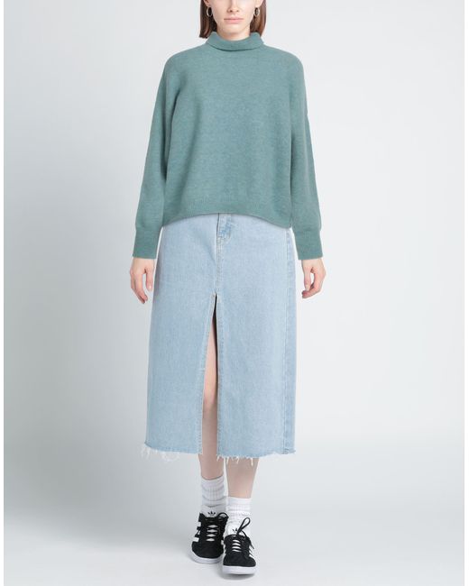 Barena Blue Turtleneck Alpaca Wool, Polyamide, Wool, Elastane