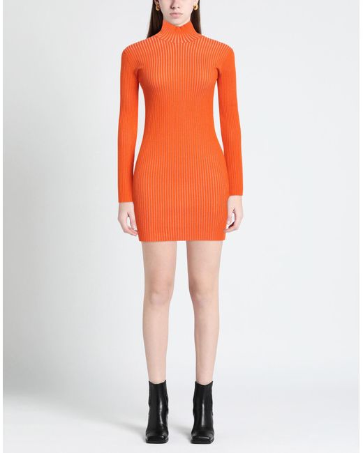 Off-White c/o Virgil Abloh Orange Mini Dress
