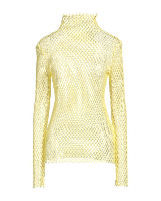 MSGM Yellow Rollkragenpullover