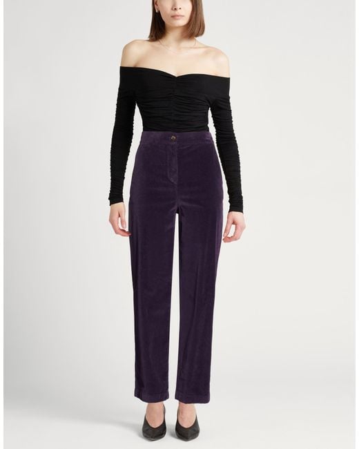 Lardini Blue Pants Cotton, Elastane