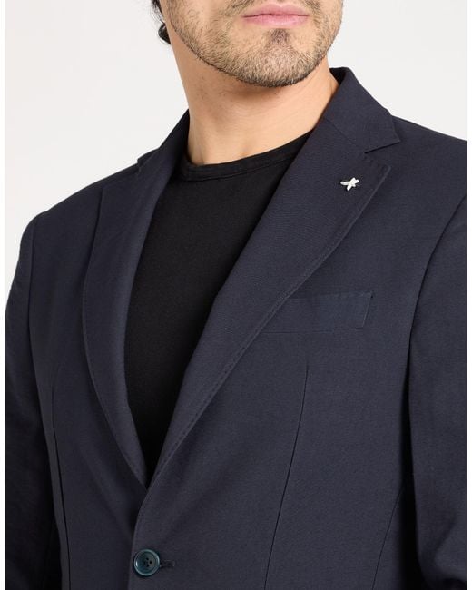 AT.P.CO Blue Suit Viscose, Polyester for men
