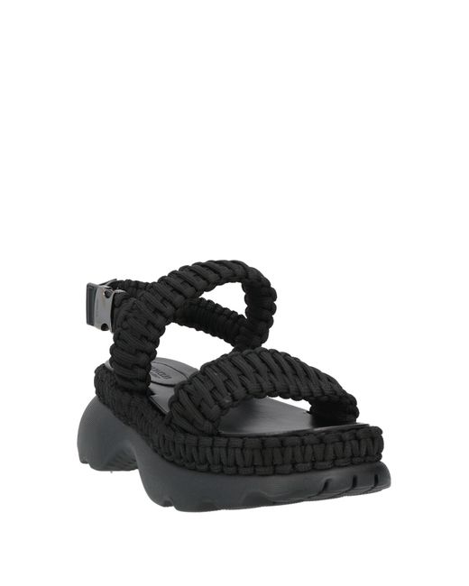 Moncler Black Sandals