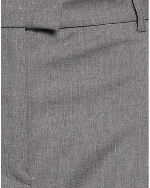 Messagerie Gray Pants Polyester, Wool, Viscose, Elastane