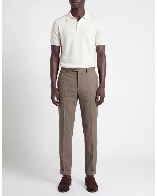RE_HASH Gray Dark Pants Polyester, Viscose, Elastane for men