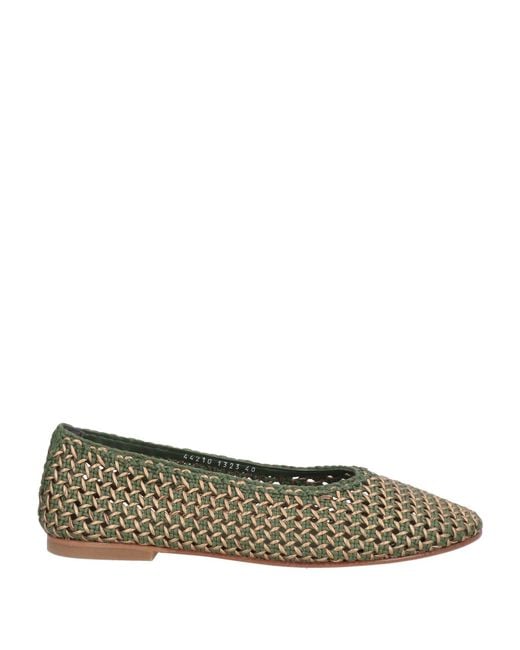 Pons Quintana Green Ballet Flats