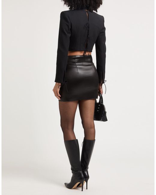 Versace Jeans Couture Black Jacket Viscose, Polyamide, Elastane