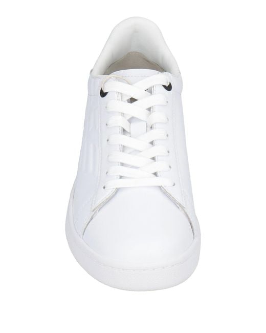 EA7 White Sneakers Leather