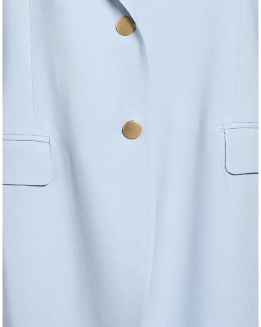 Tagliatore 0205 Blue Blazer Polyester, Virgin Wool, Elastane