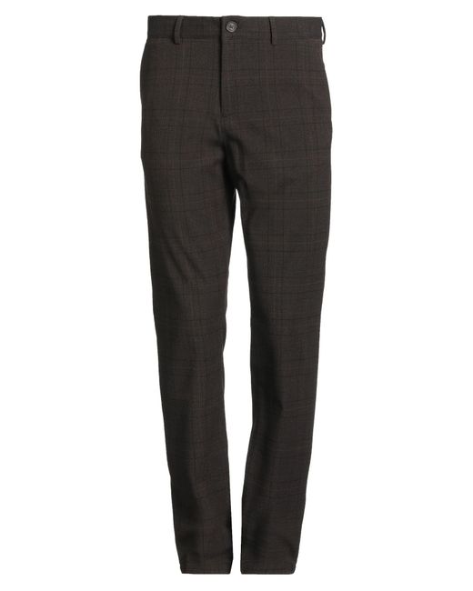 SELECTED Gray Pants Recycled Polyester, Viscose, Elastane for men