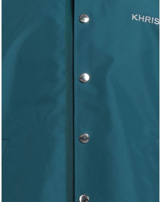 Khrisjoy Blue Overcoat & Trench Coat for men