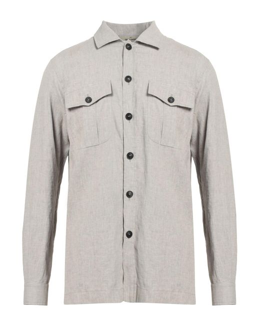 Gran Sasso Gray Shirt for men