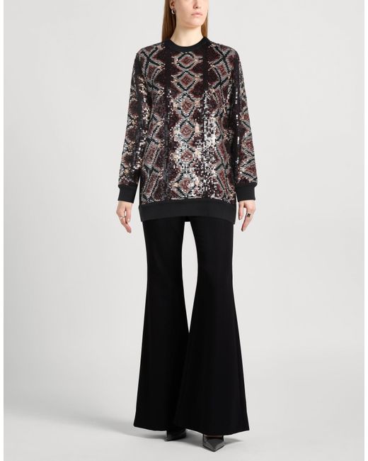 Givenchy Black Sweatshirt Silk, Cotton, Elastane
