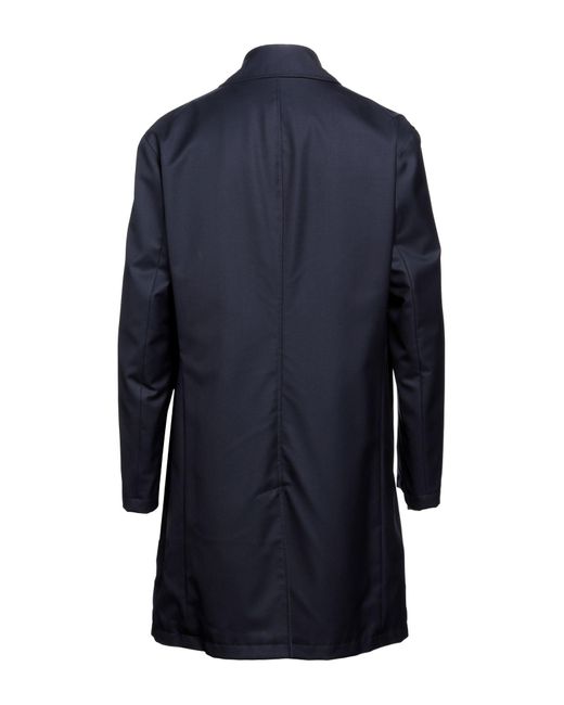 Lardini Blue Overcoat & Trench Coat for men