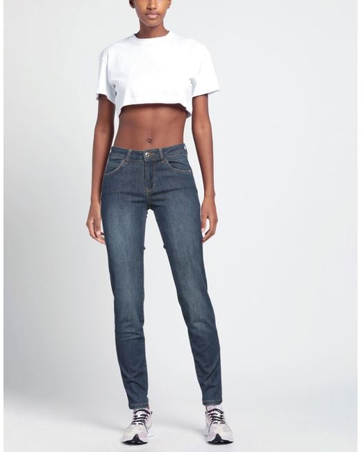 Caractere Blue Jeans Cotton, Polyester, Elastane