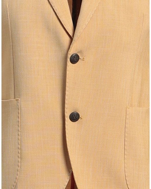 Bharnaba Natural Blazer Polyester, Rayon, Elastane for men