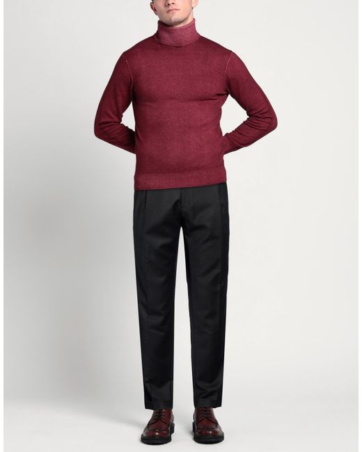 Briglia 1949 Black Pants Virgin Wool, Elastane for men