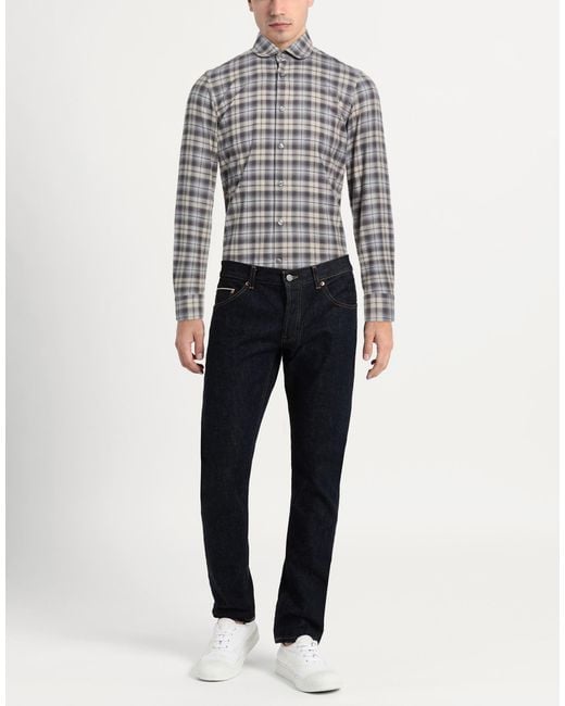 NEUMANN New York Gray Shirts for men