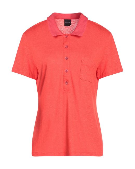 Anneclaire Red Polo Shirt