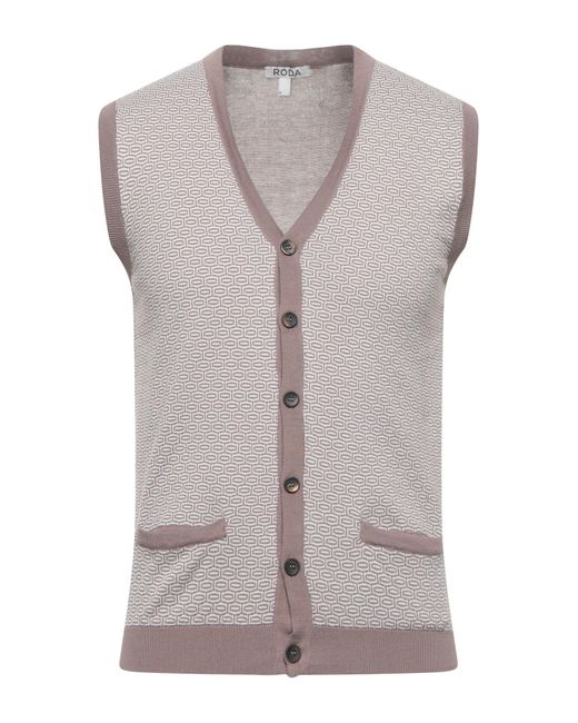Roda Gray Cardigan for men