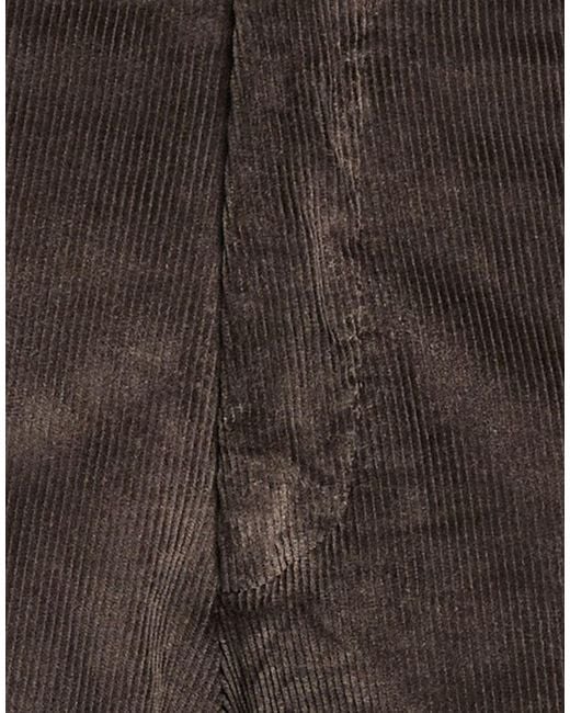 Michael Coal Gray Dark Pants Cotton, Modal, Elastane for men
