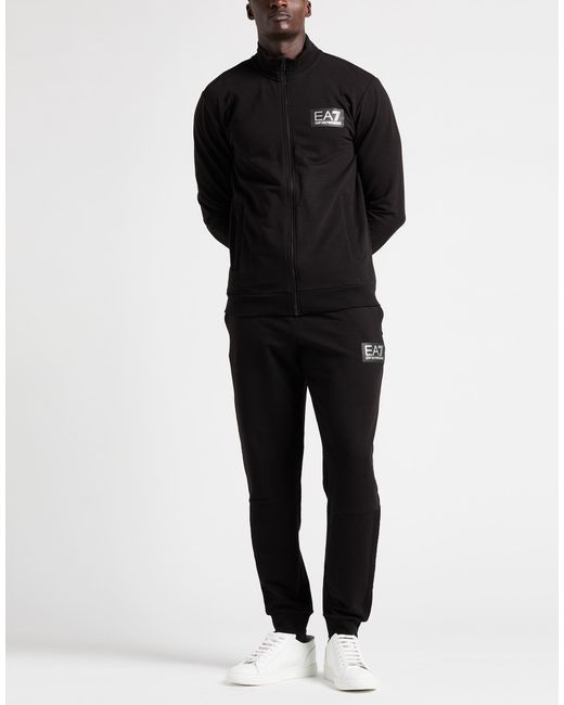 EA7 Black Tracksuits for men