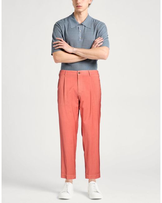 Santaniello Red Pants Wool for men