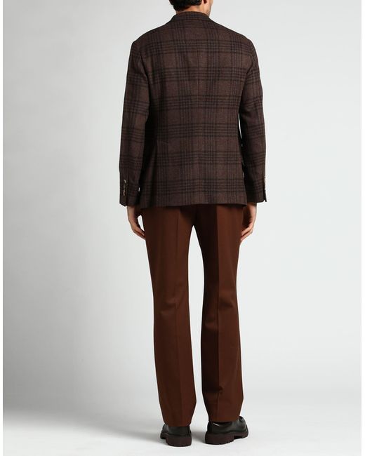 Brunello Cucinelli Black Blazer Wool, Silk, Cashmere for men