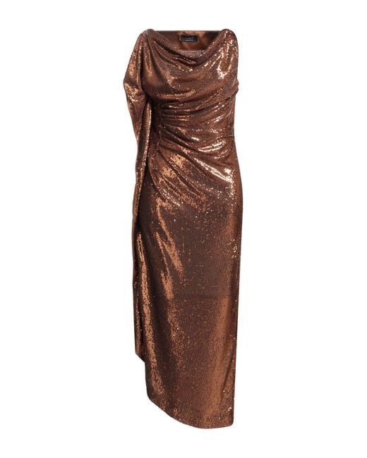 Clips Brown Maxi Dress
