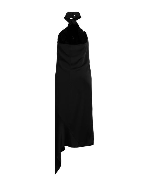 Givenchy Black Asymmetrical Mini Dress For