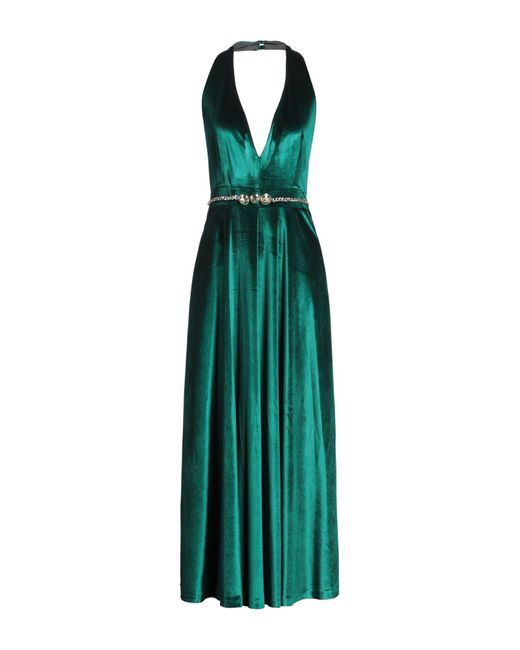 Nora Barth Green Maxi-Kleid