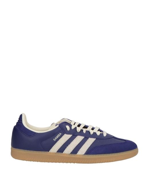 Adidas Originals Blue Sneakers Leather for men