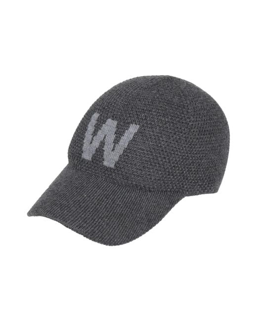 Weekend by Maxmara Gray Hat Wool, Polyamide for men
